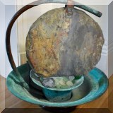 D30. Water Wonders stone and copper electric fountain. - $56 